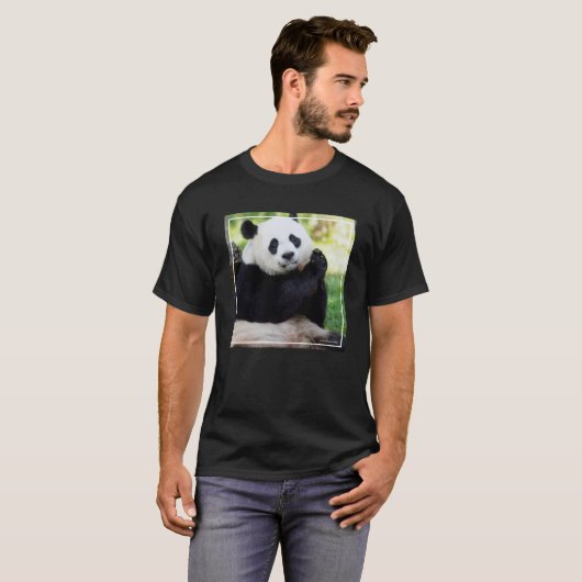 T-shirt Séance de panda géant (Devant entier)
