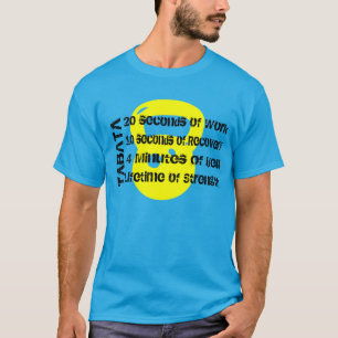 T-shirt Séance d'entraînement de Tabata