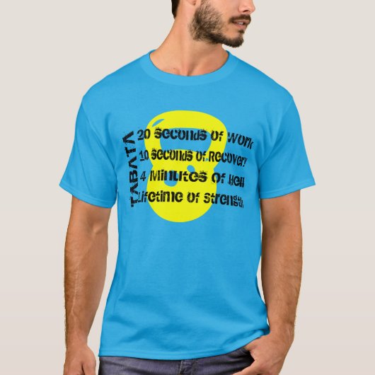 T-shirt Séance d'entraînement de Tabata (Devant)