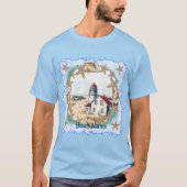 T-shirt Seashell Lighthouse (Devant)