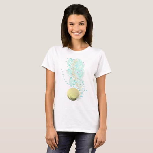 T-shirt SeaShells BeachWedding (Devant entier)
