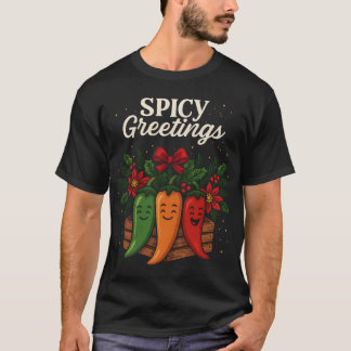 T-shirt Seasoning Greetings Cute Holiday Spice Characters