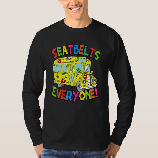 T-shirt Seatbelts Everyone Funny School Bus Driver Job Pri (Devant)