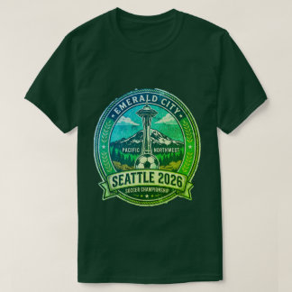 T-shirt Seattle 2026 World Cup Host City Vintage Football 