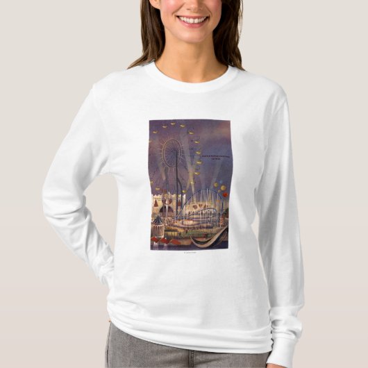 T-shirt Seattle, affiche de l'Exposition universelle (Devant)