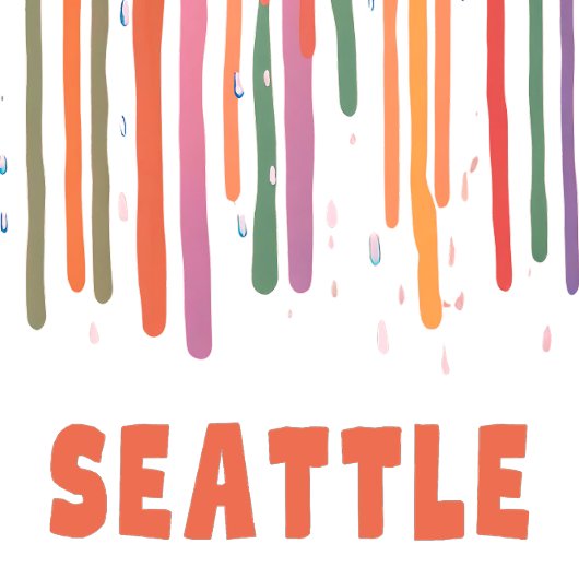 T-shirt Seattle Drizzle