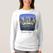 T-shirt Seattle Ferry Washington State Femmes's Long Sleev (Devant)