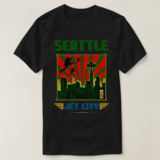 T-SHIRT SEATTLE JET (Design devant)