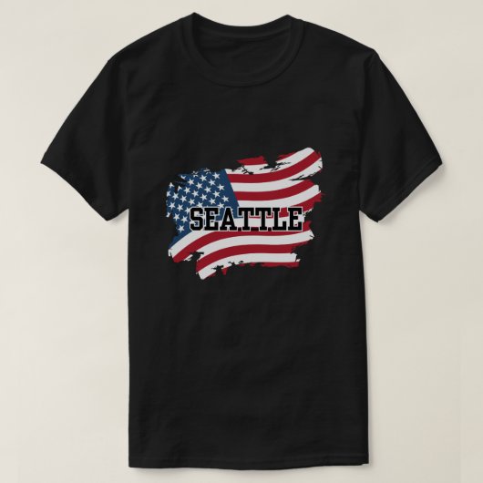 T-shirt Seattle USA (Design devant)
