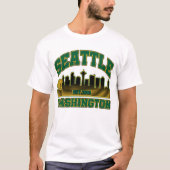 T-shirt Seattle, Washington (Devant)