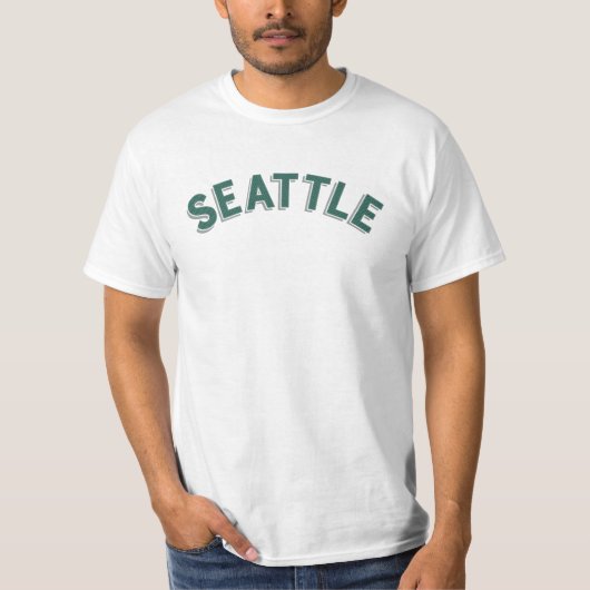 T-shirt Seattle, Washington Arch Vintage (Devant)
