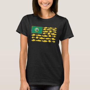 T-shirt Seattle Washington Saltwater Fishing Seattleite WA