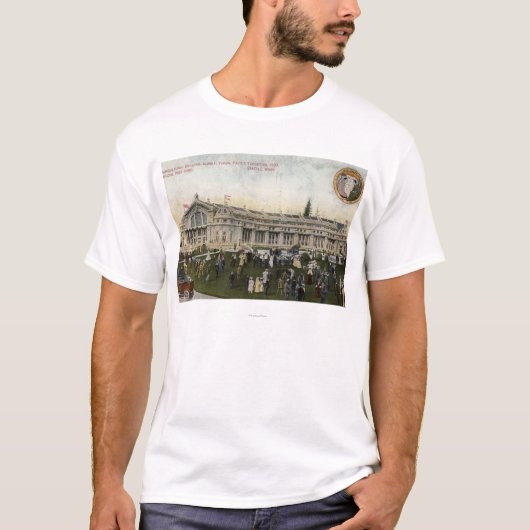 T-shirt Seattle, Washington - vue d'agricole (Devant)