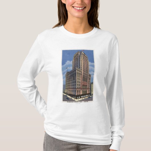 T-shirt Seattle, Washington - vue de Washington (Devant)