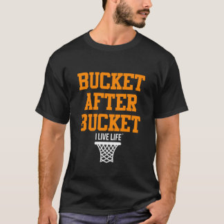 T-shirt Seau après chemise de basket-ball de seau