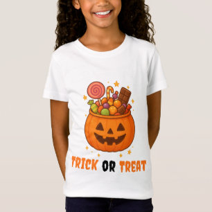 T-Shirt Seau citrouille plein de sucré - Halloween