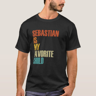 T-shirt Sebastian Est Mon Enfant Préféré Sebastian