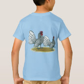 T-shirt Sebright Bantams : Silver (Dos)