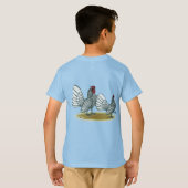 T-shirt Sebright Bantams : Silver (Dos entier)