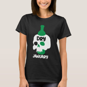 T-shirt Sec Janvier Sobriety Challenge Soutien Cadeaux T-S