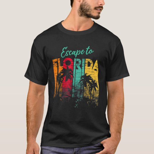 T-shirt S'Échapper À La Floride (Devant)
