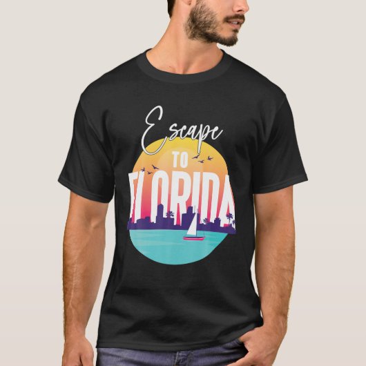 T-shirt S'Échapper À La Floride (Devant)