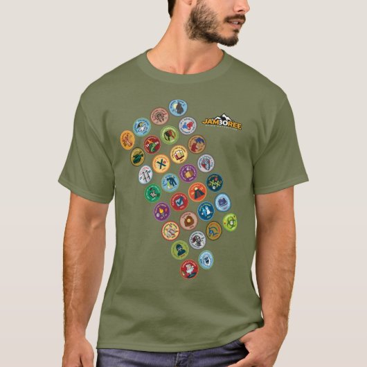 T-Shirt Sécheur Chug Merit Badge Sash (Devant)