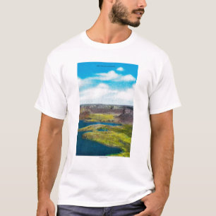 T-shirt Séchez le parc d'état d'automnes, barrage grand