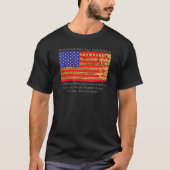 T-shirt Second Amendment  Semi Automatic Rifle American Fl (Devant)