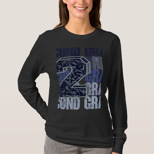 T-shirt Second Grade 2nd Grader Cheetah Leopard Teacher St (Devant)