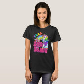 T-shirt Second Grade Dabbing Unicorn Teacher Team 2nd Grad (Devant entier)
