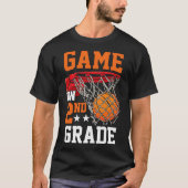 T-shirt Second Grade Game On Sketll Ck To School 2nd Grade (Devant)