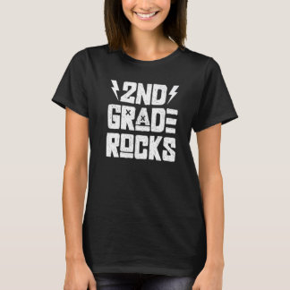 T-shirt Second Grade Rocks 2nd Grade Back to school Teache