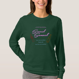 T-shirt Second Samuel - Dames Tee Long Manche - Vert