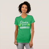 T-shirt Secouez vos shamrocks (Devant entier)