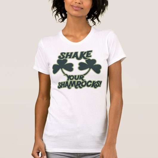 T-shirt Secouez vos Shamrocks (Devant)