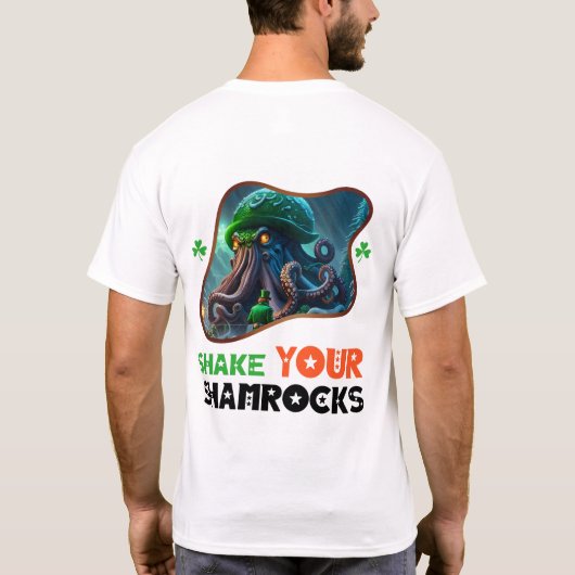 T-shirt Secouez vos Shamrocks - Bal Shamrock chatoyant (Dos)