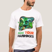 T-shirt Secouez vos Shamrocks - Leprechaun's Hide and Seek (Devant)