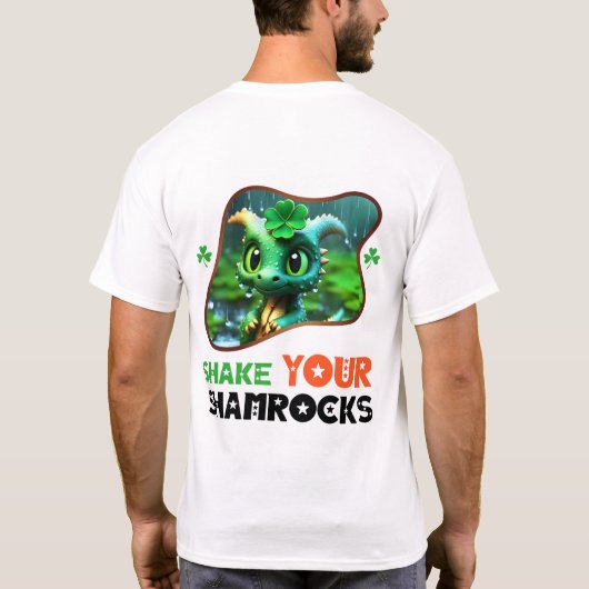 T-shirt Secouez vos Shamrocks - Leprechaun's Hide and Seek (Dos)