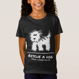 T-Shirt Secourez un chien, n'achetez pas Adoptez! Amoureux