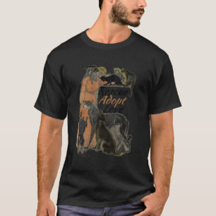 T-shirt Secourir Adopter Aimer Chien Ou Cadeau Amoureux de