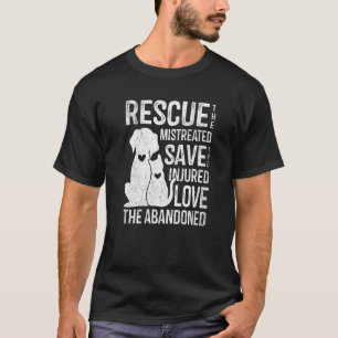 T-shirt Secourir animal de compagnie Save Love mignonne an