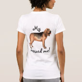 T-shirt secourir Bloodhound (Dos)