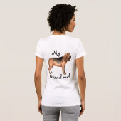 T-shirt secourir Bloodhound (Dos entier)