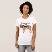 T-shirt secourir Bloodhound (Devant entier)