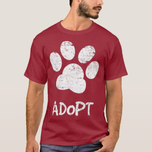 T-shirt Secourir Chiens - Adopter Chiens Tee - Dop Adoptio