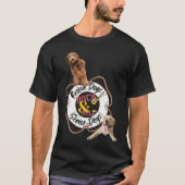 T-shirt Secourir Chiens Rock & Chiens Supérieurs Règle (no (Devant)