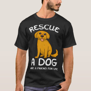 T-shirt Secourir Chiens Shop Adopter Animal