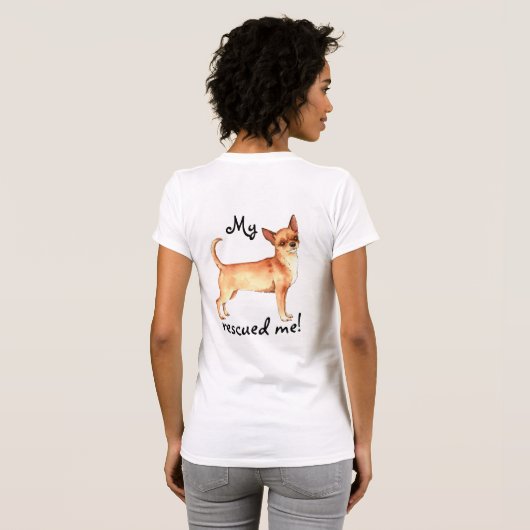 T-shirt Secourir Chihuahua (Dos entier)