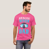 T-shirt Secourir Diver Papa Secourir Plongée (Devant entier)